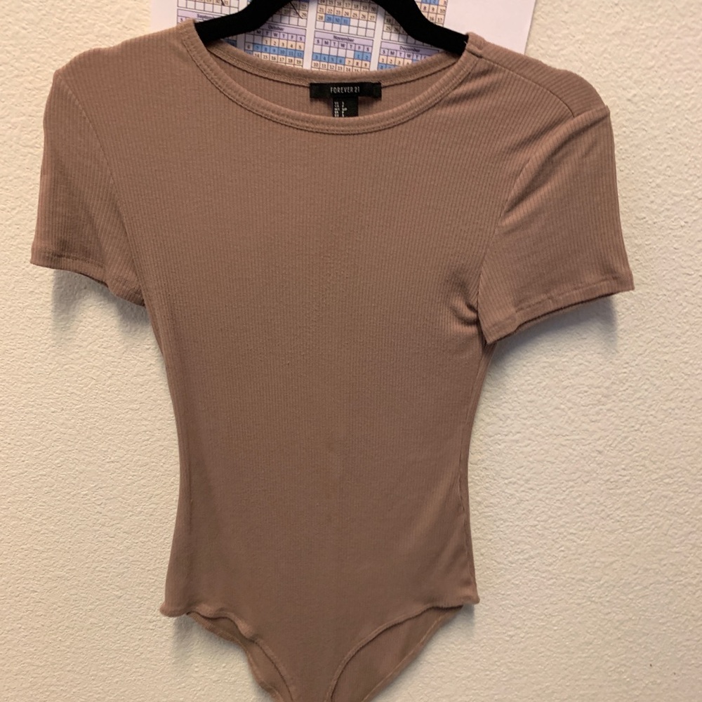 Tan one-piece Tshirt